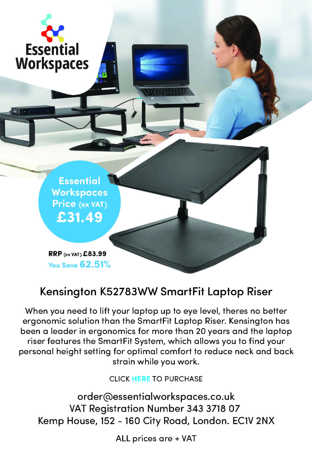 Lift Your Laptop to Eye Level CFAS