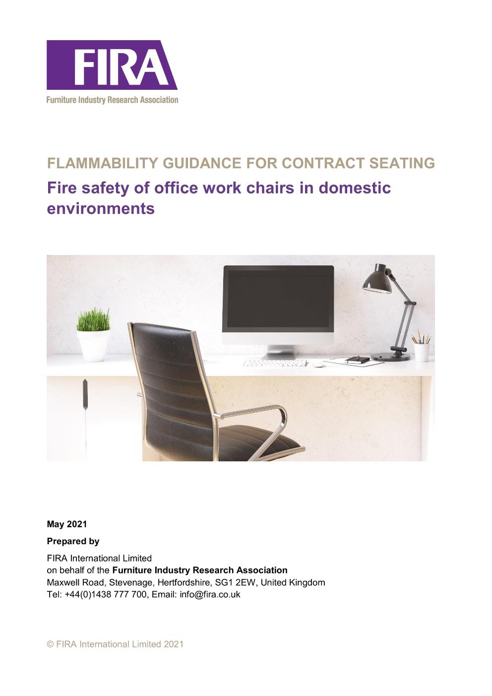 FIRA and Trading Standards Confirm Flammability Requirements CFAS